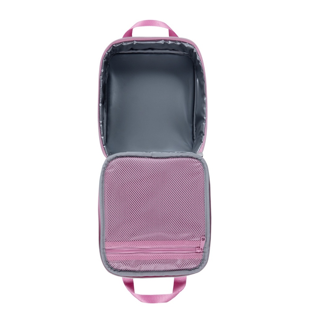 🆕Hurley Sequins Lunch Bag Box Hot Cold Insulated Flip 9”H 8”L x 4”D Pink TieDye - Picture 2 of 4